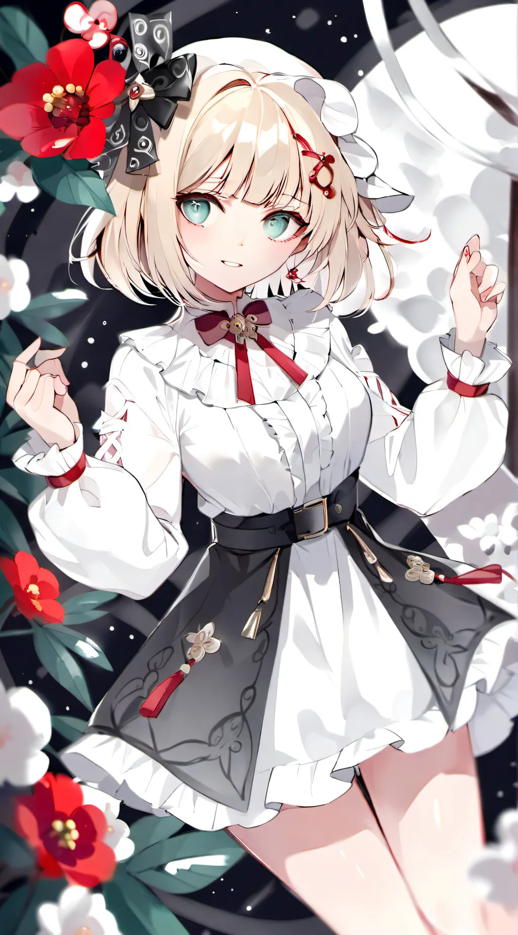 ai character: StrawberryPocky  background