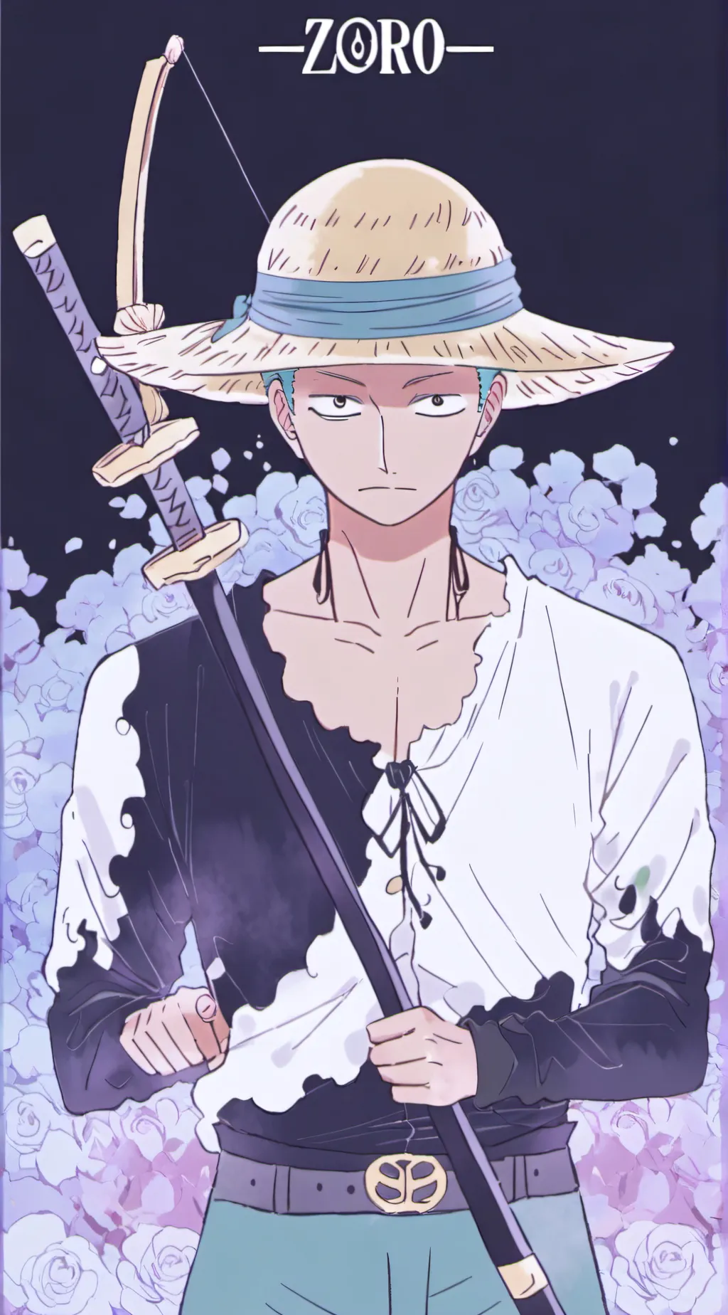 ai character: Zoro x y/n background