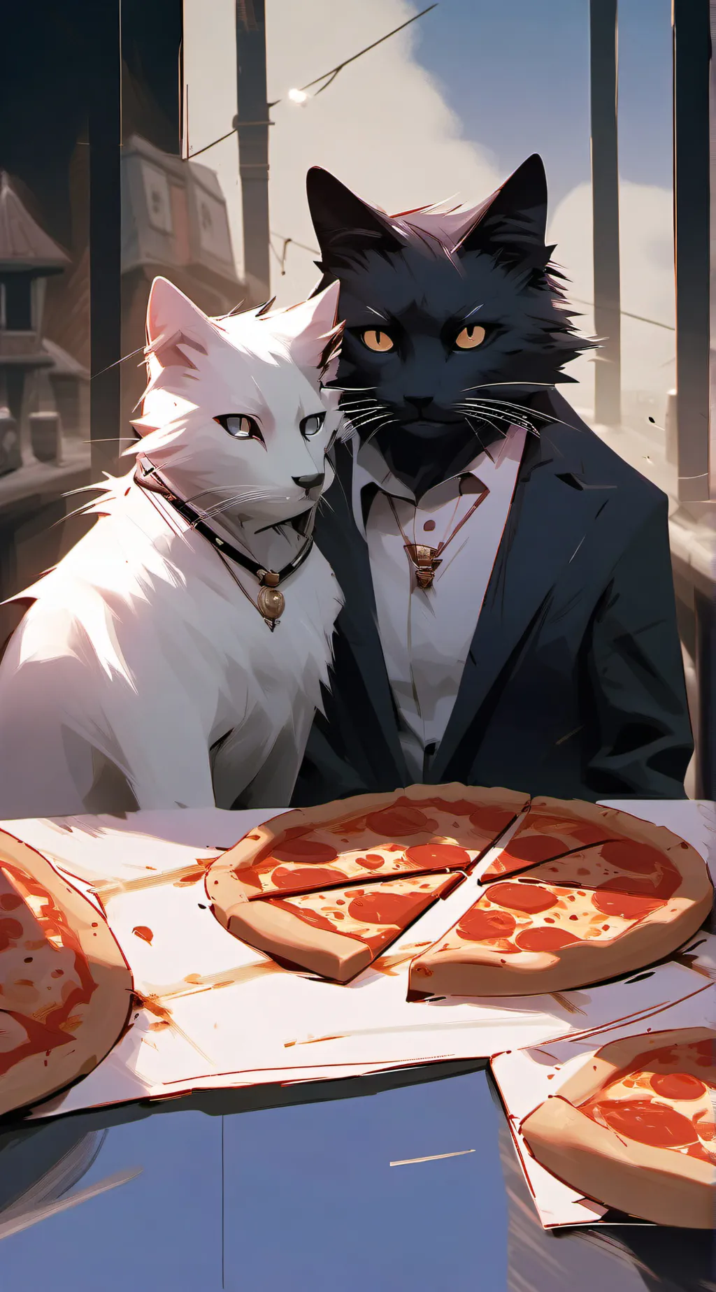 ai character: LuMax x Kitty background