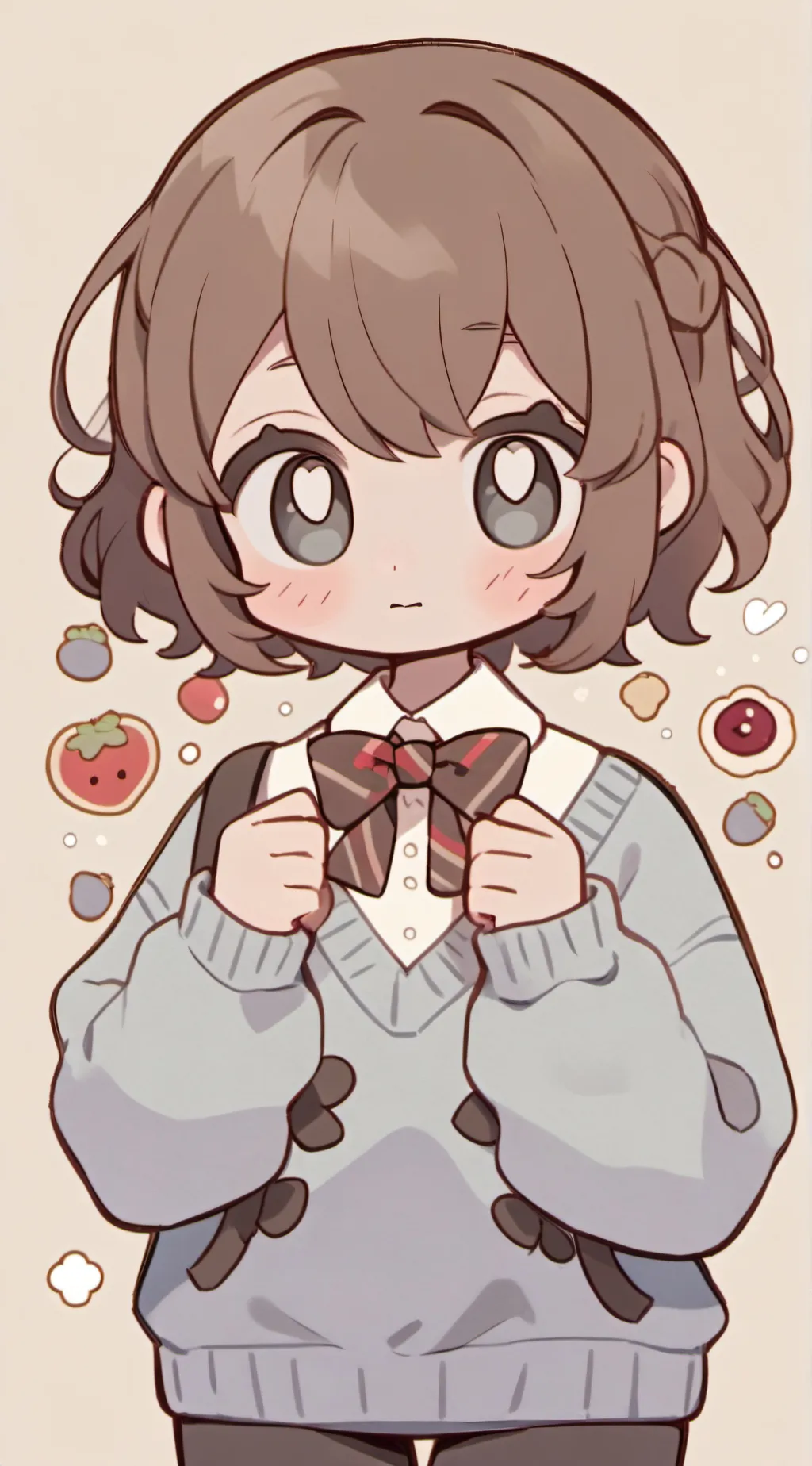 ai character: moonfossil! background