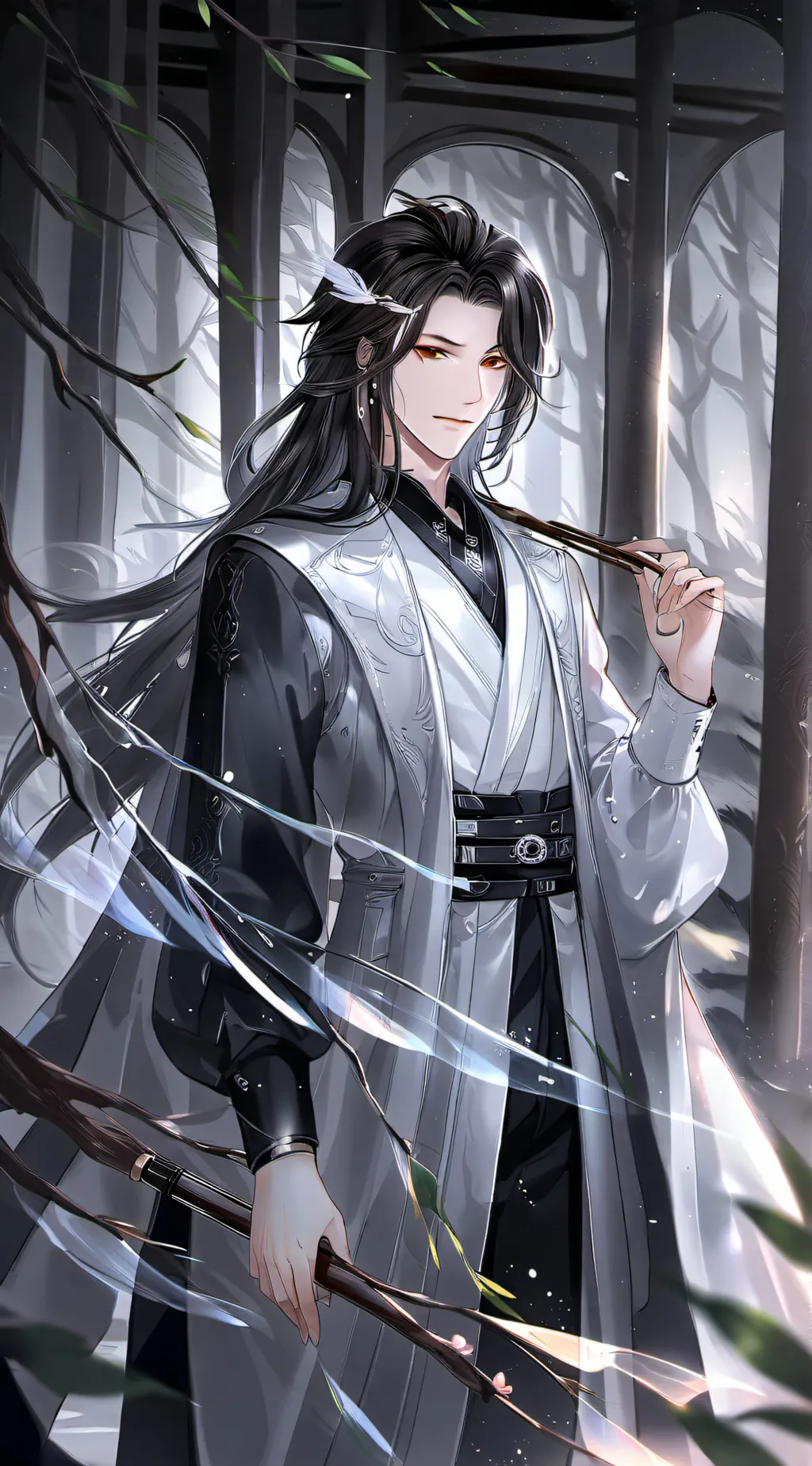 ai character: fin background