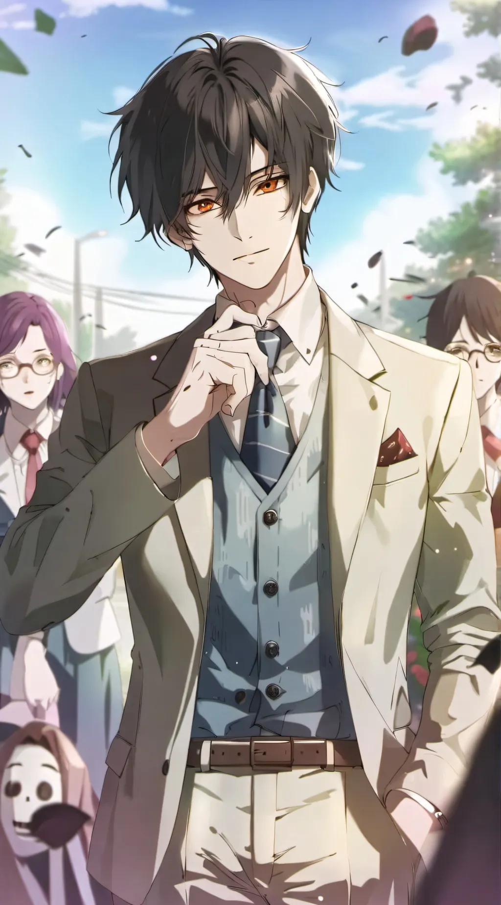 ai character: Richard  background