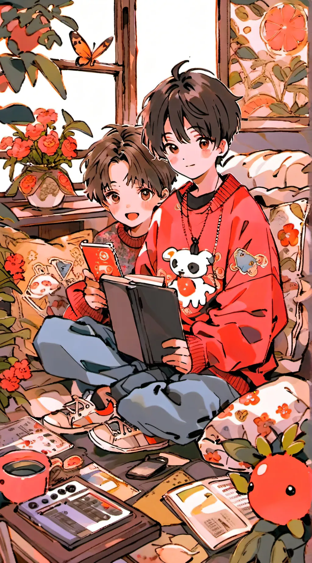 ai character: Adult kid background