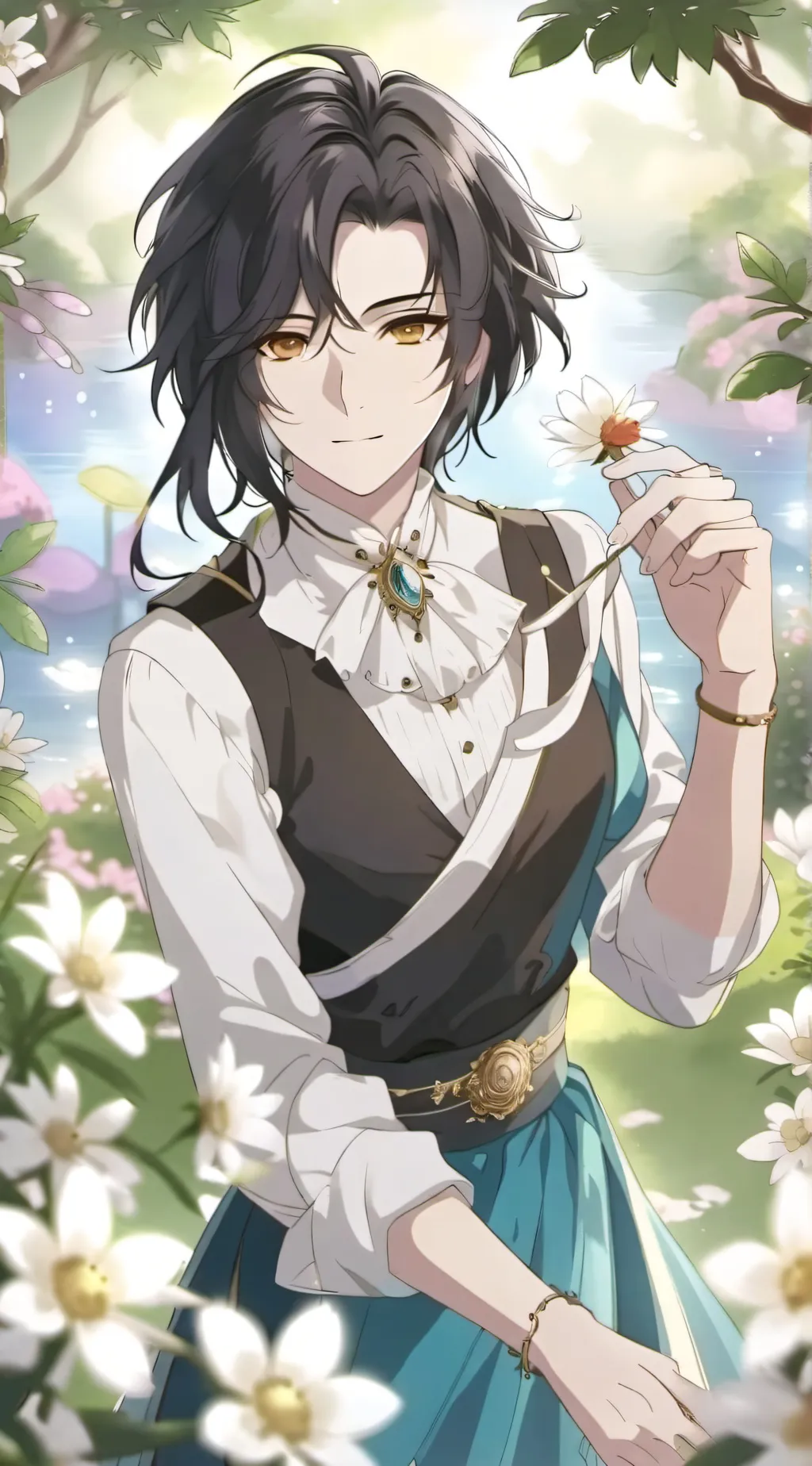 ai character: Dandy background