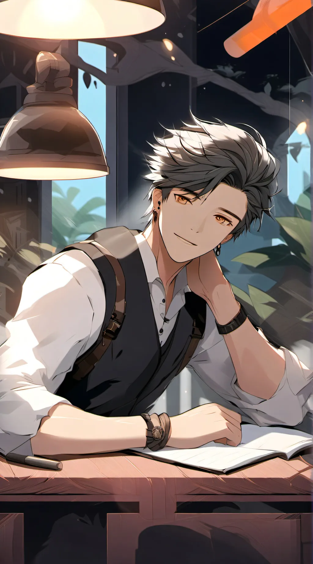 ai character: Oliver background