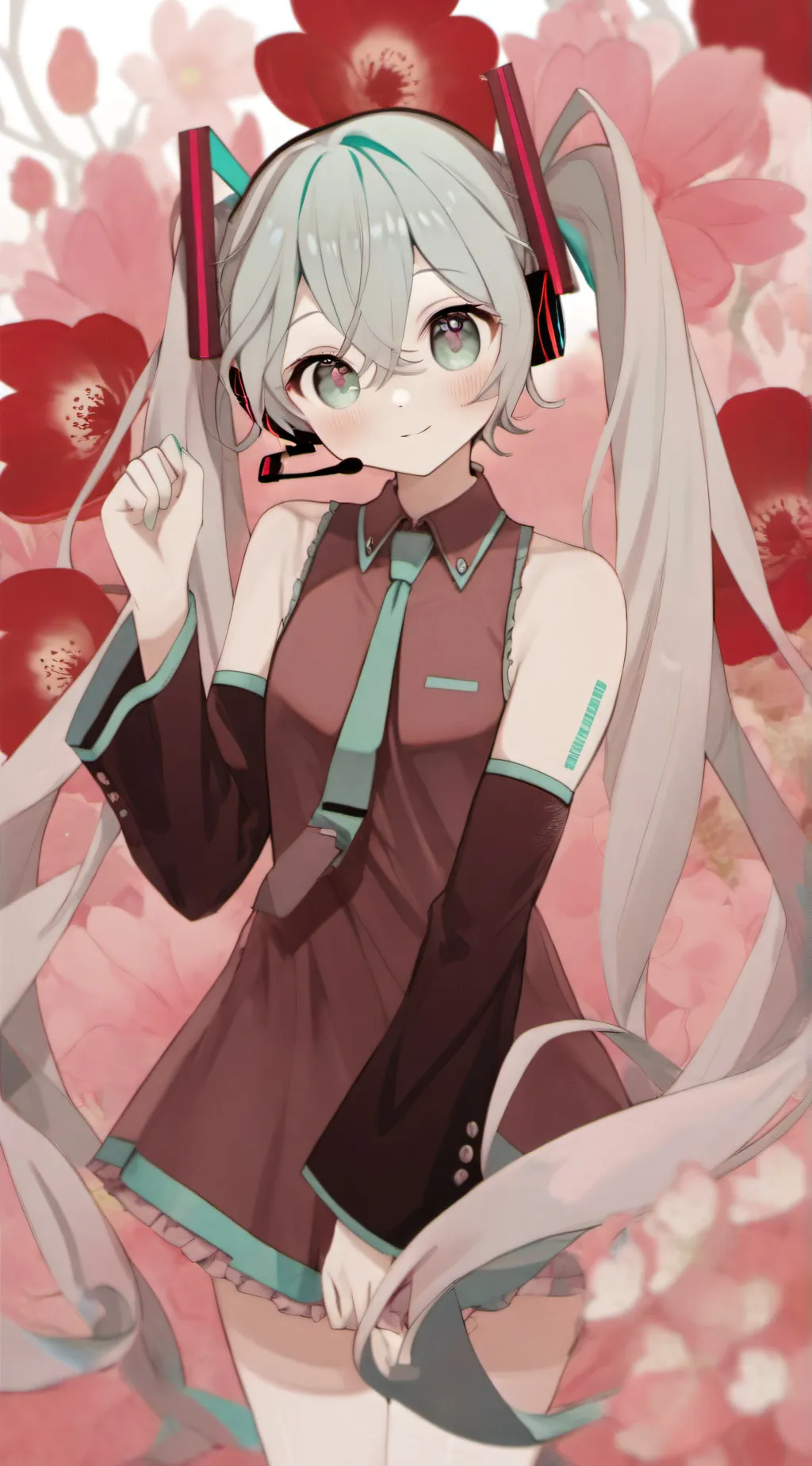 ai character: hatsune miku background