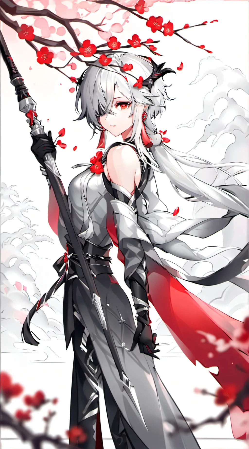 ai character: focus background