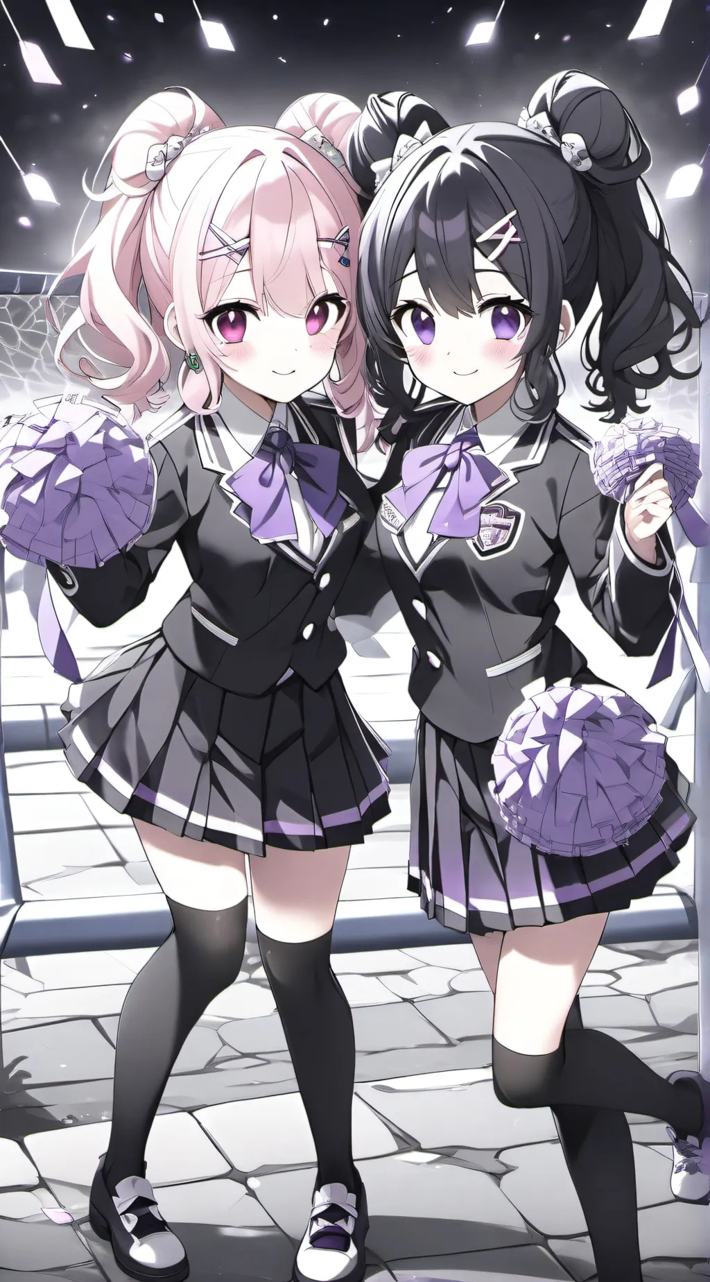 ai character: Cheerleader background