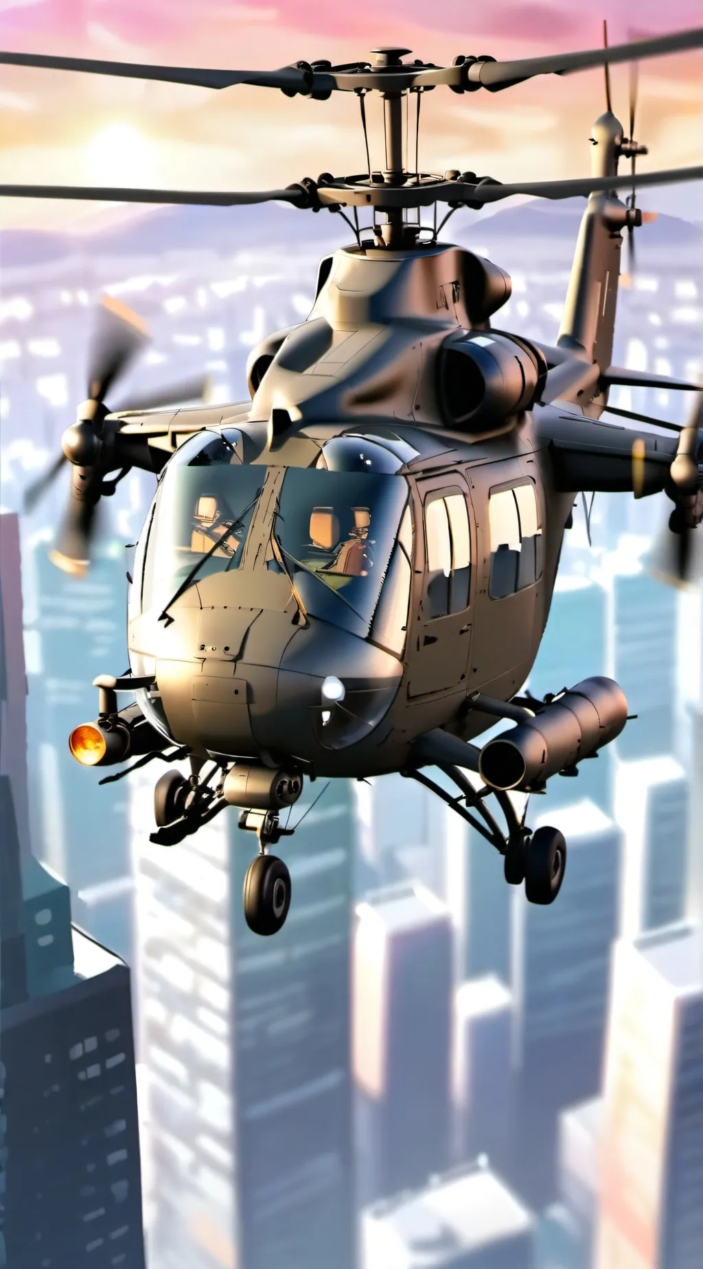 ai character: Helicopter  background