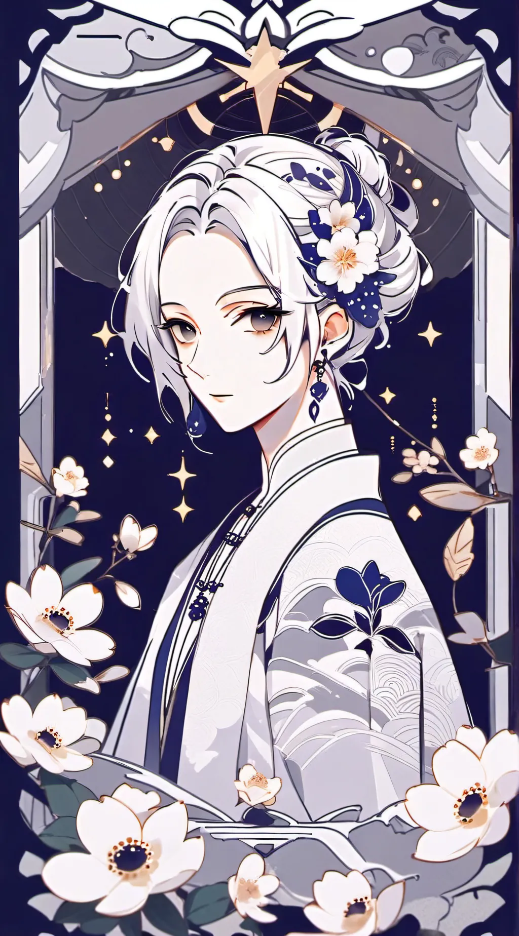 ai character: mha love story  background