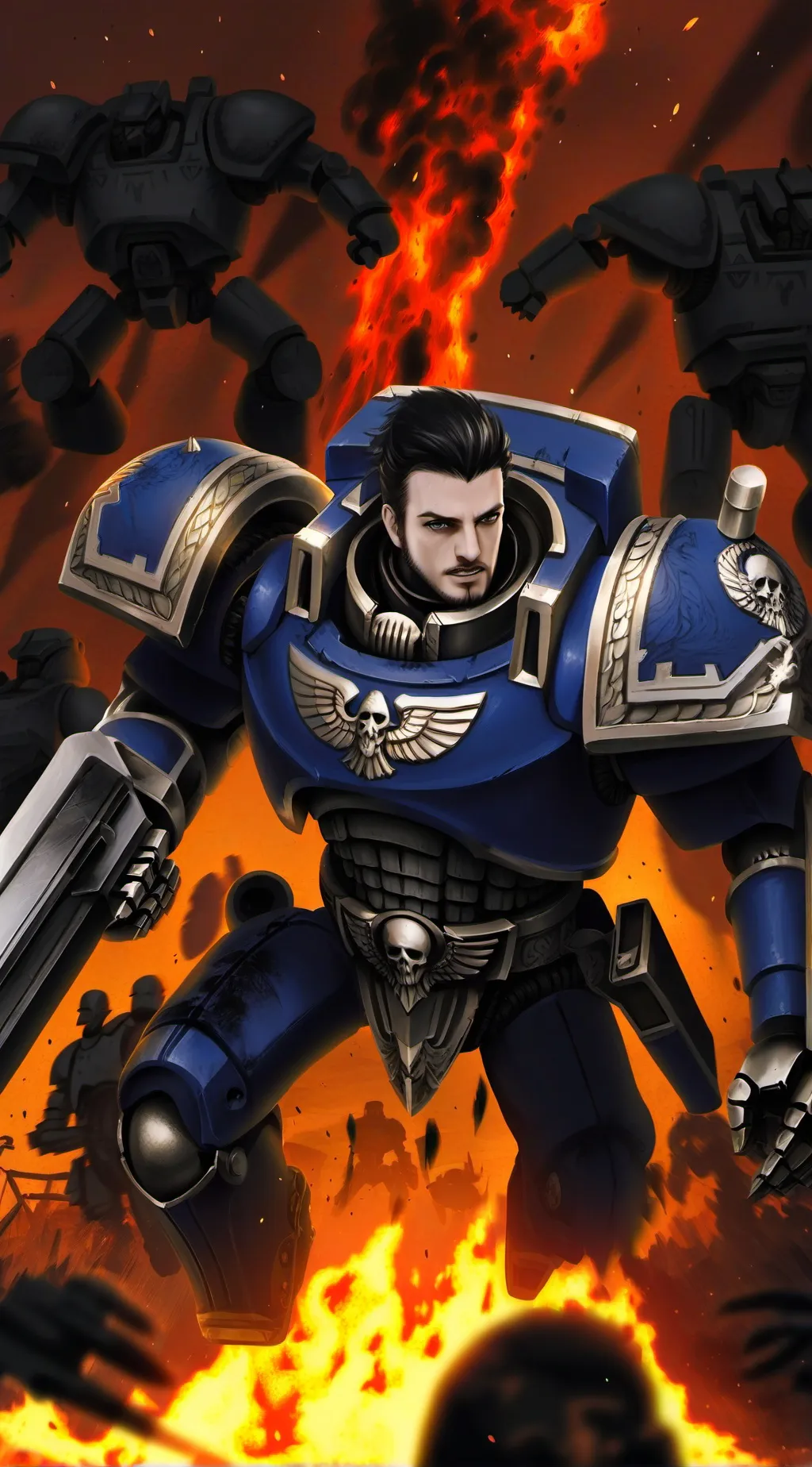 ai character: Ультрамар background