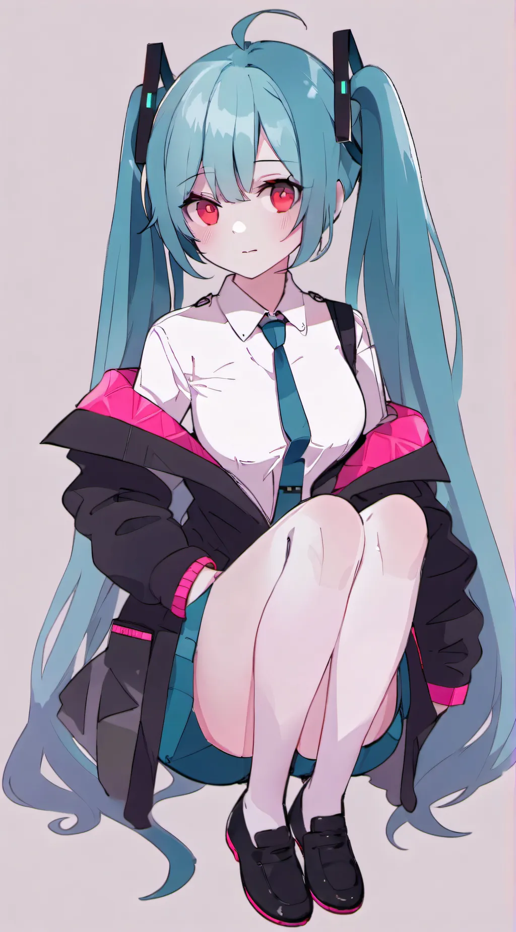 ai character: Miku background