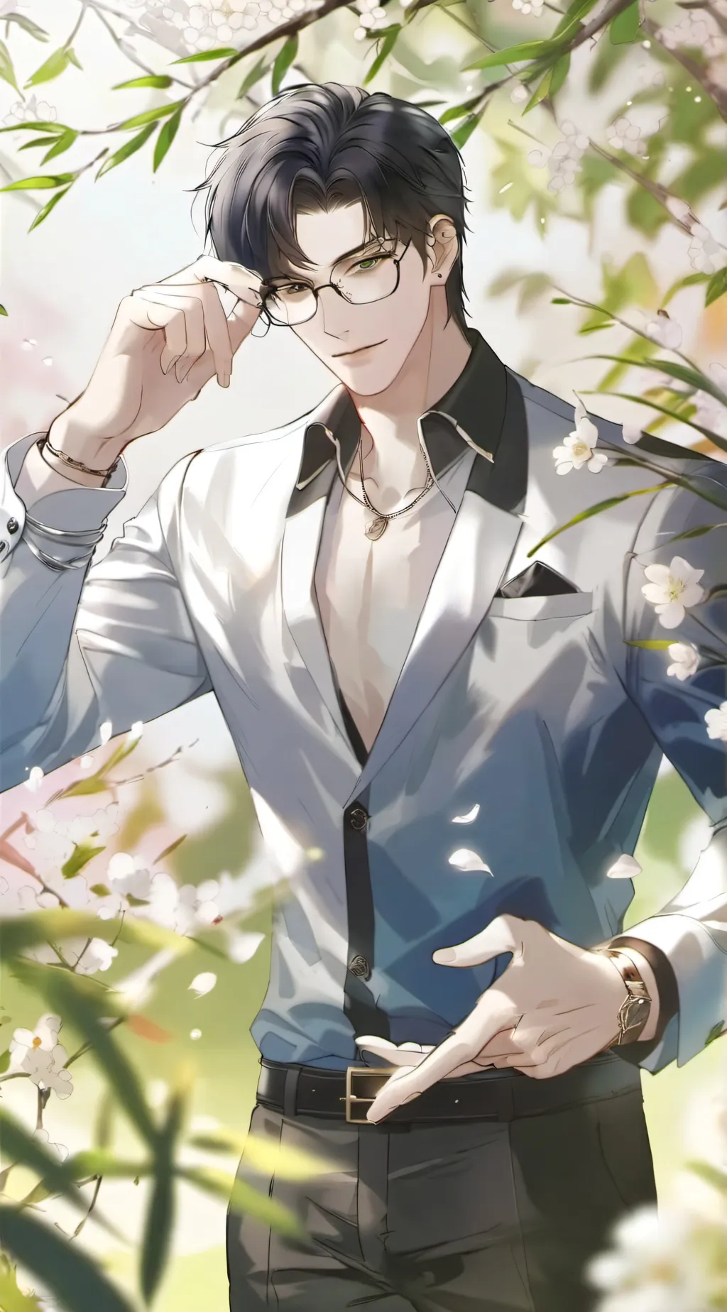 ai character: Leon background