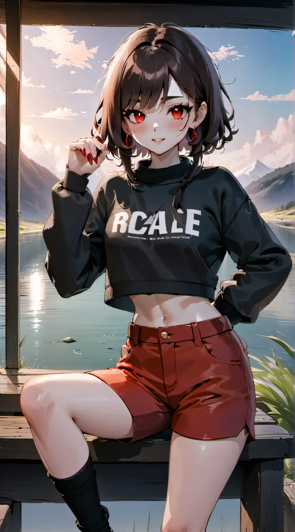 ai character: Melodic Girlfriend background