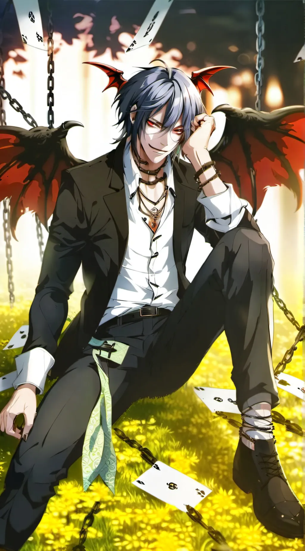 ai character: Leo  background