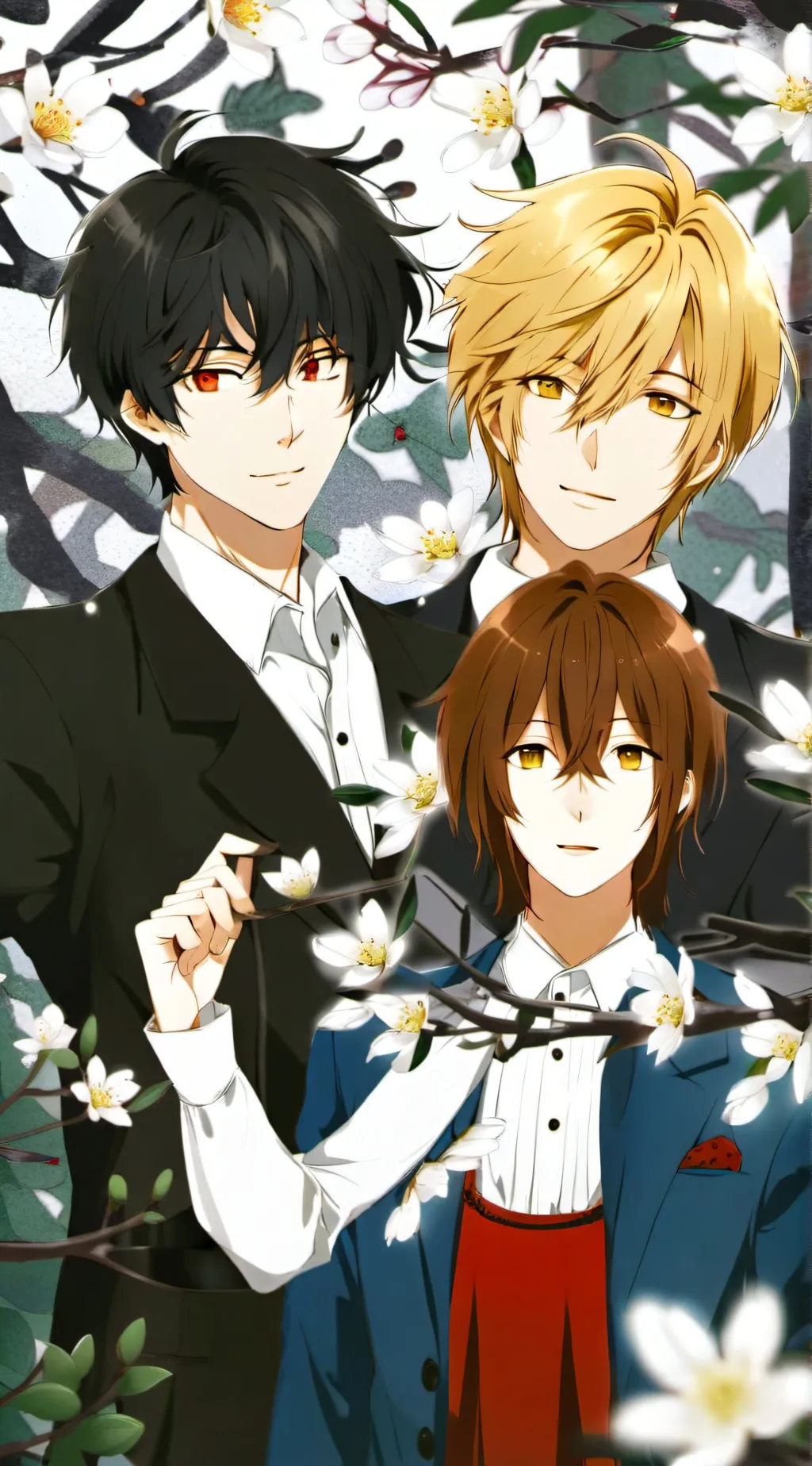 ai character: Sam, Eli, Anthony  background