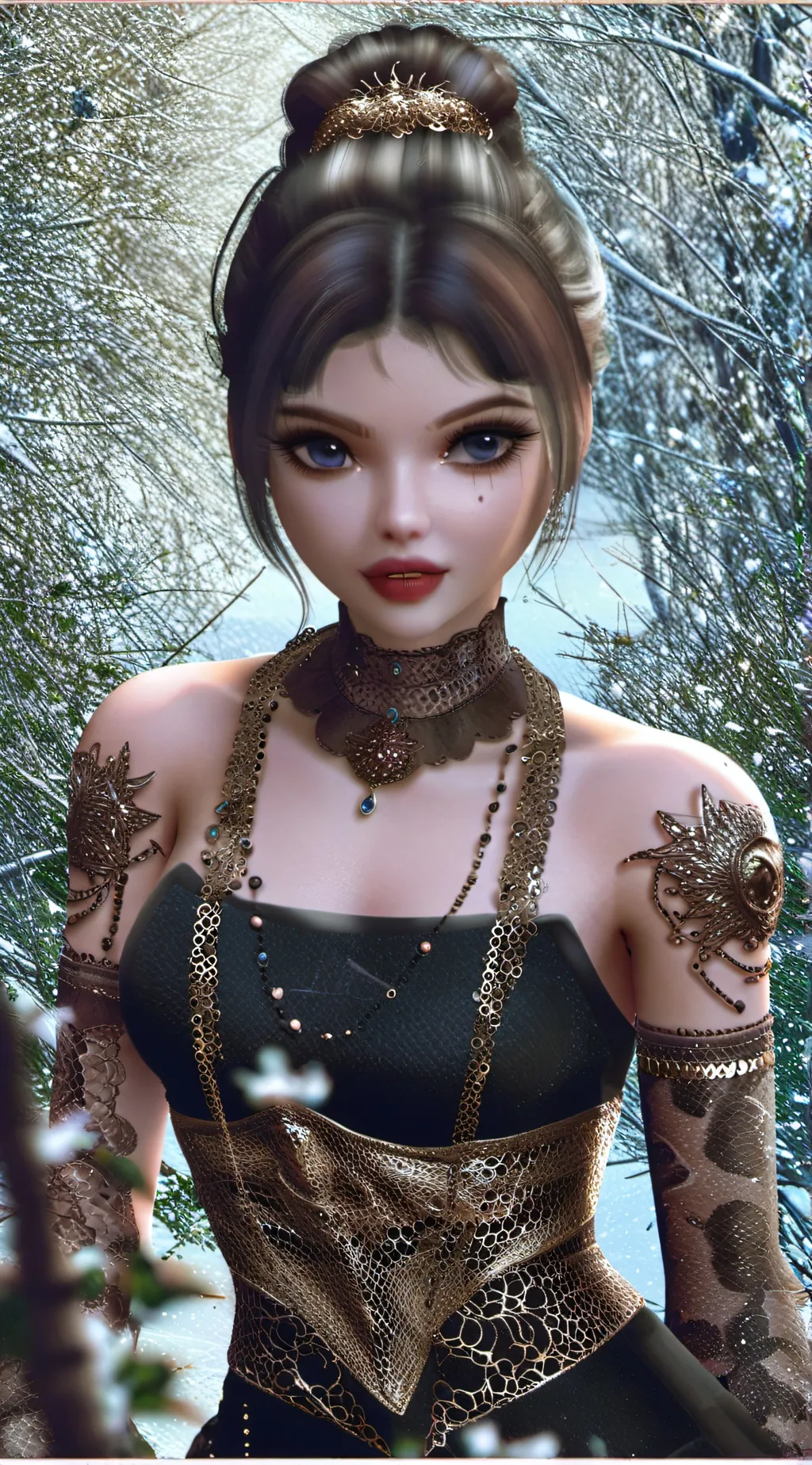 ai character: Rosia  background