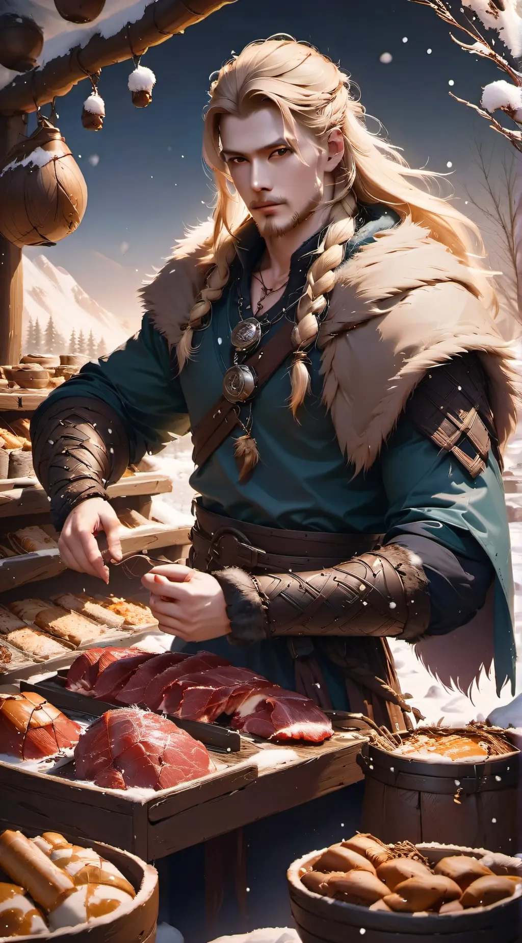 ai character: Hjor background