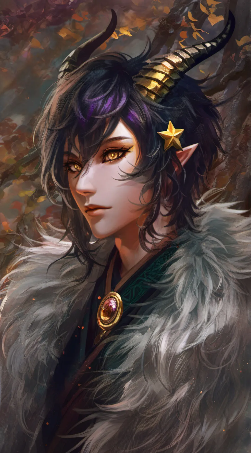 ai character: Akio  background