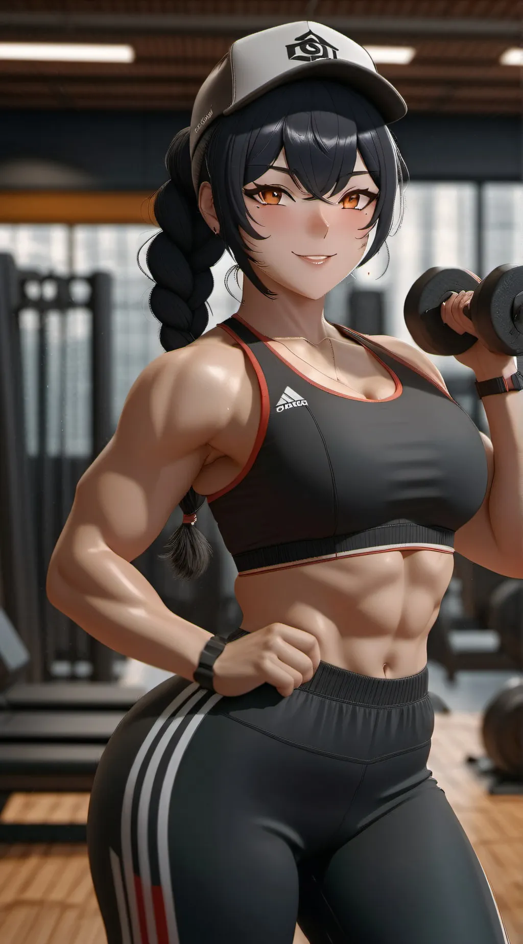 ai character: Makiko background