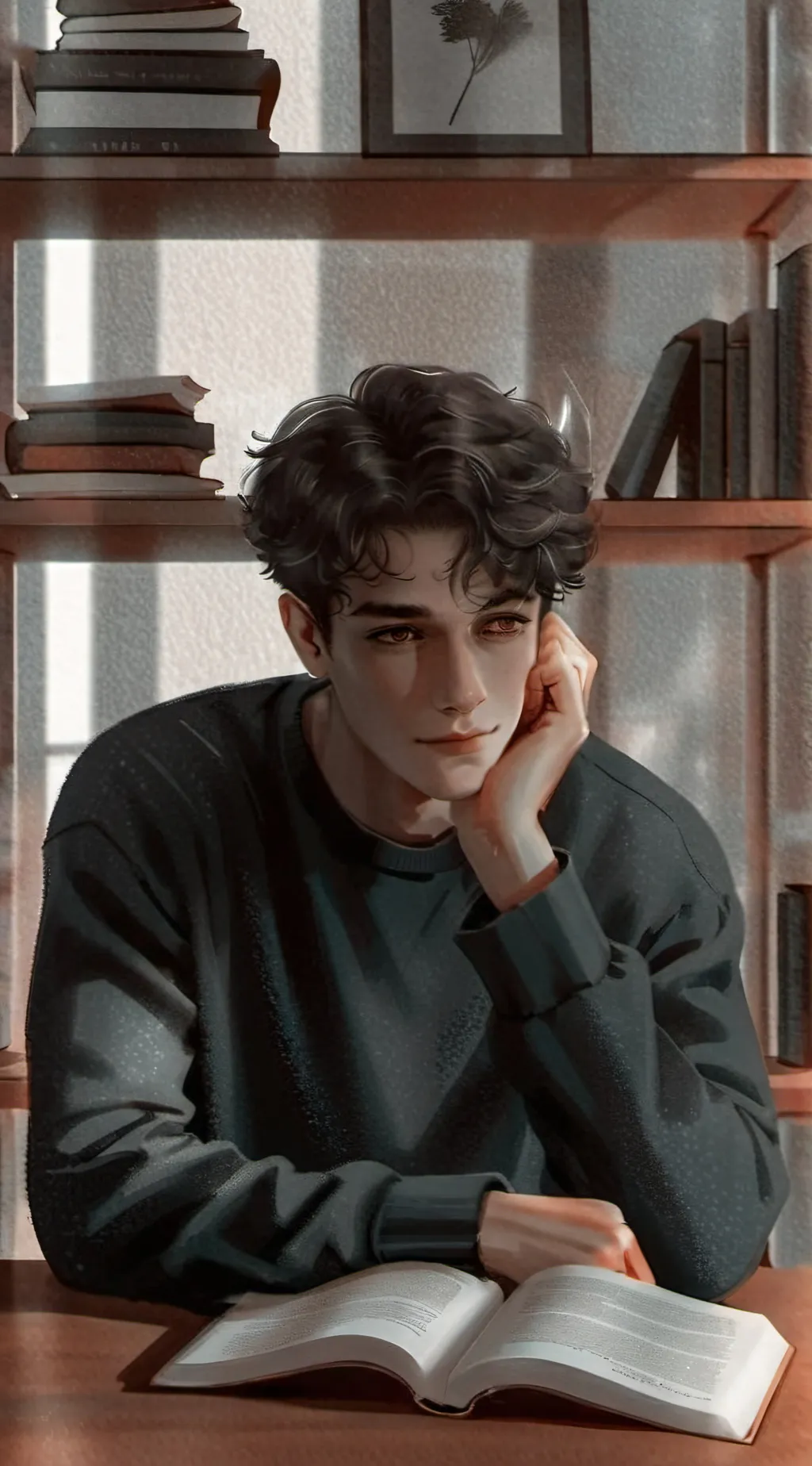 ai character: Mattheo riddle  background