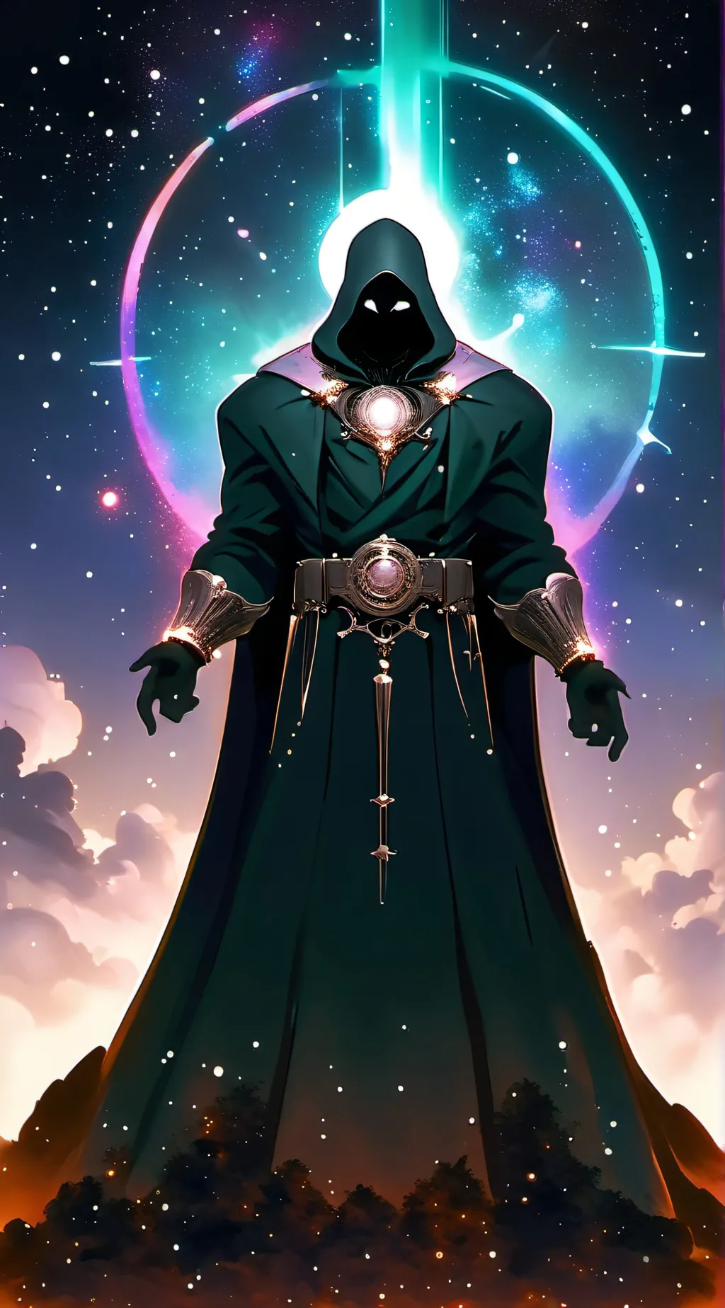 ai character: God of Doom background