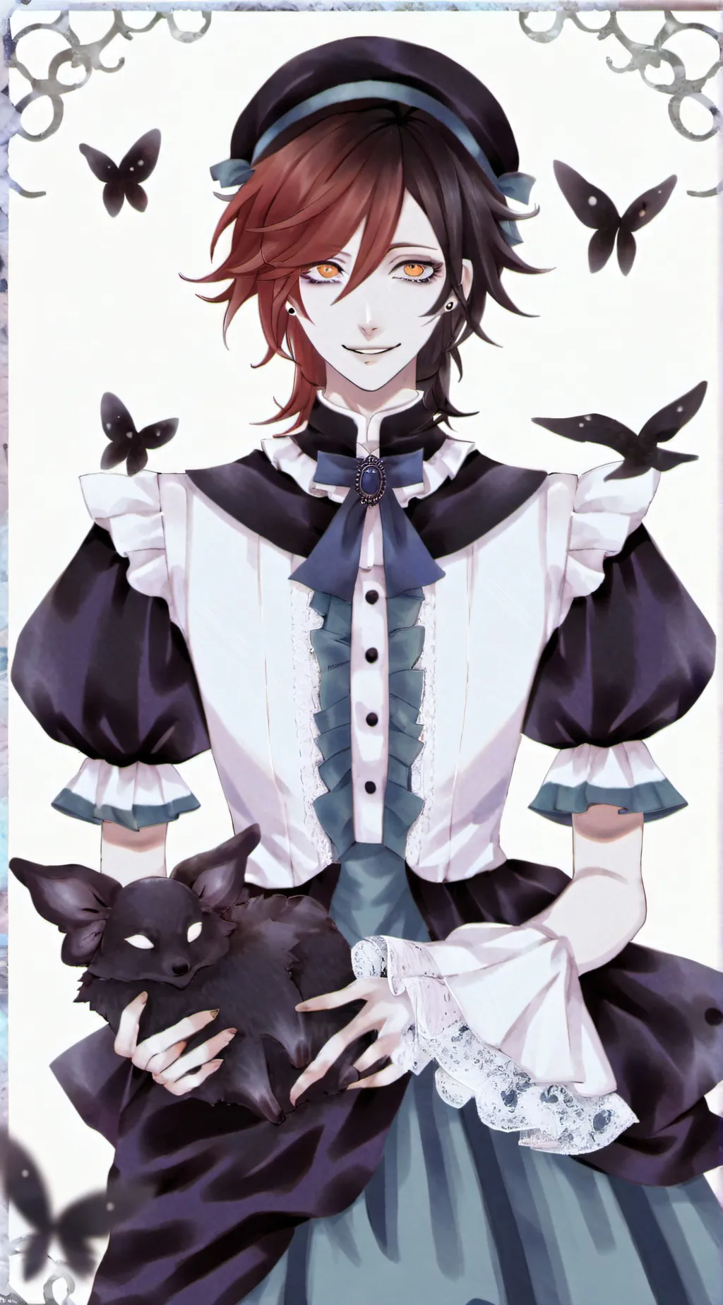 ai character: Grell  background