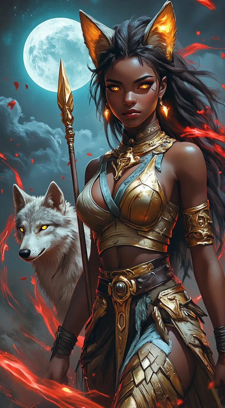 ai character: Imani Mwezi background