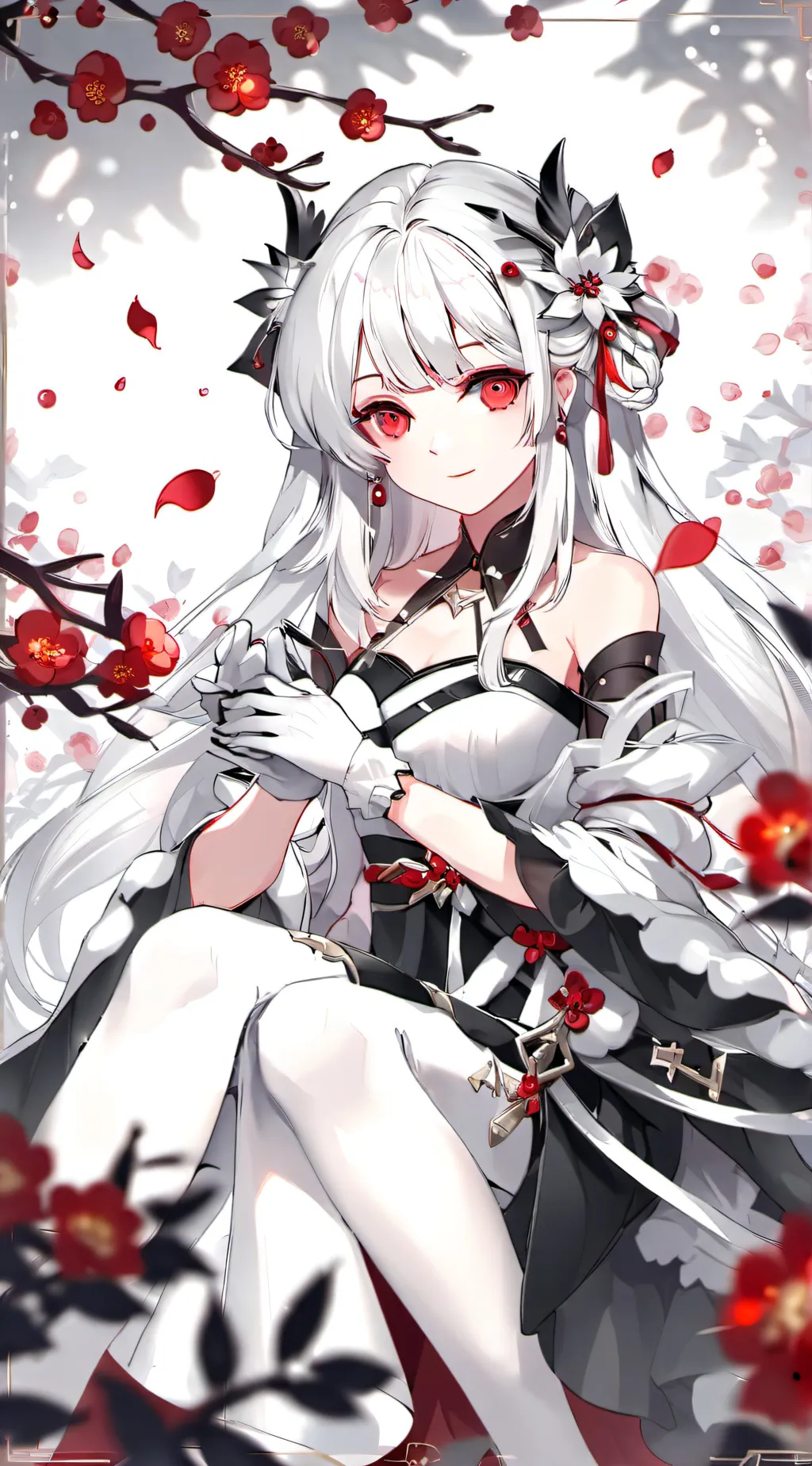 ai character: Sakura background