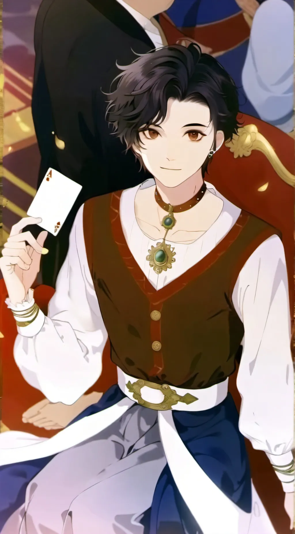 ai character: sky background