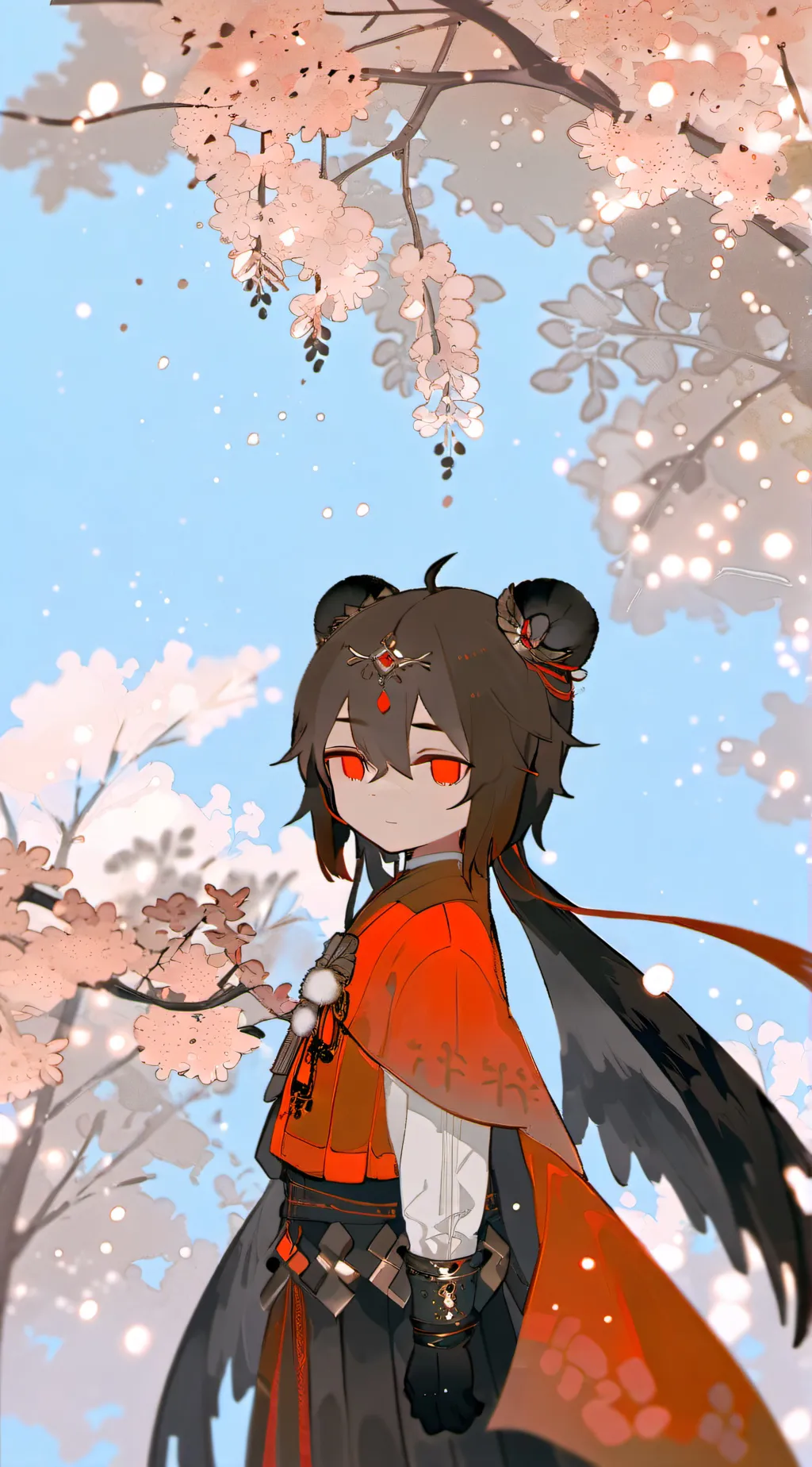 ai character: Sakura background