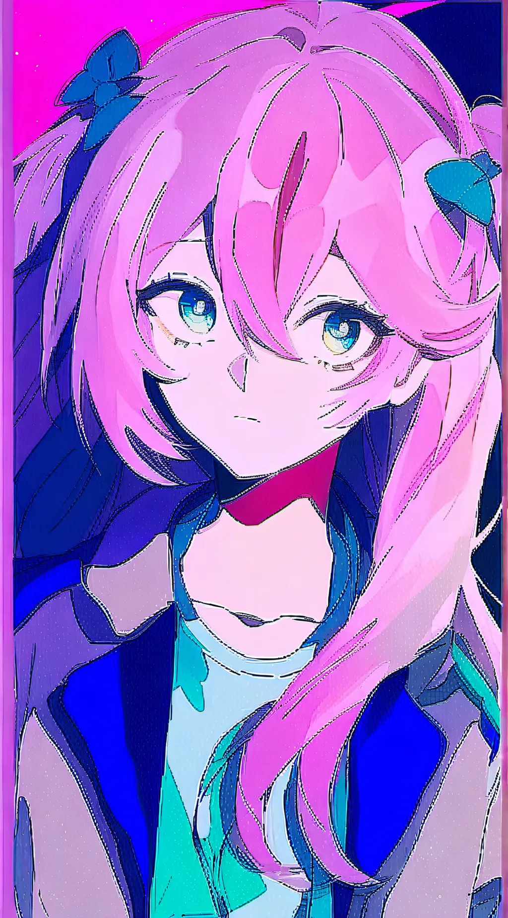 ai character: Aurora background