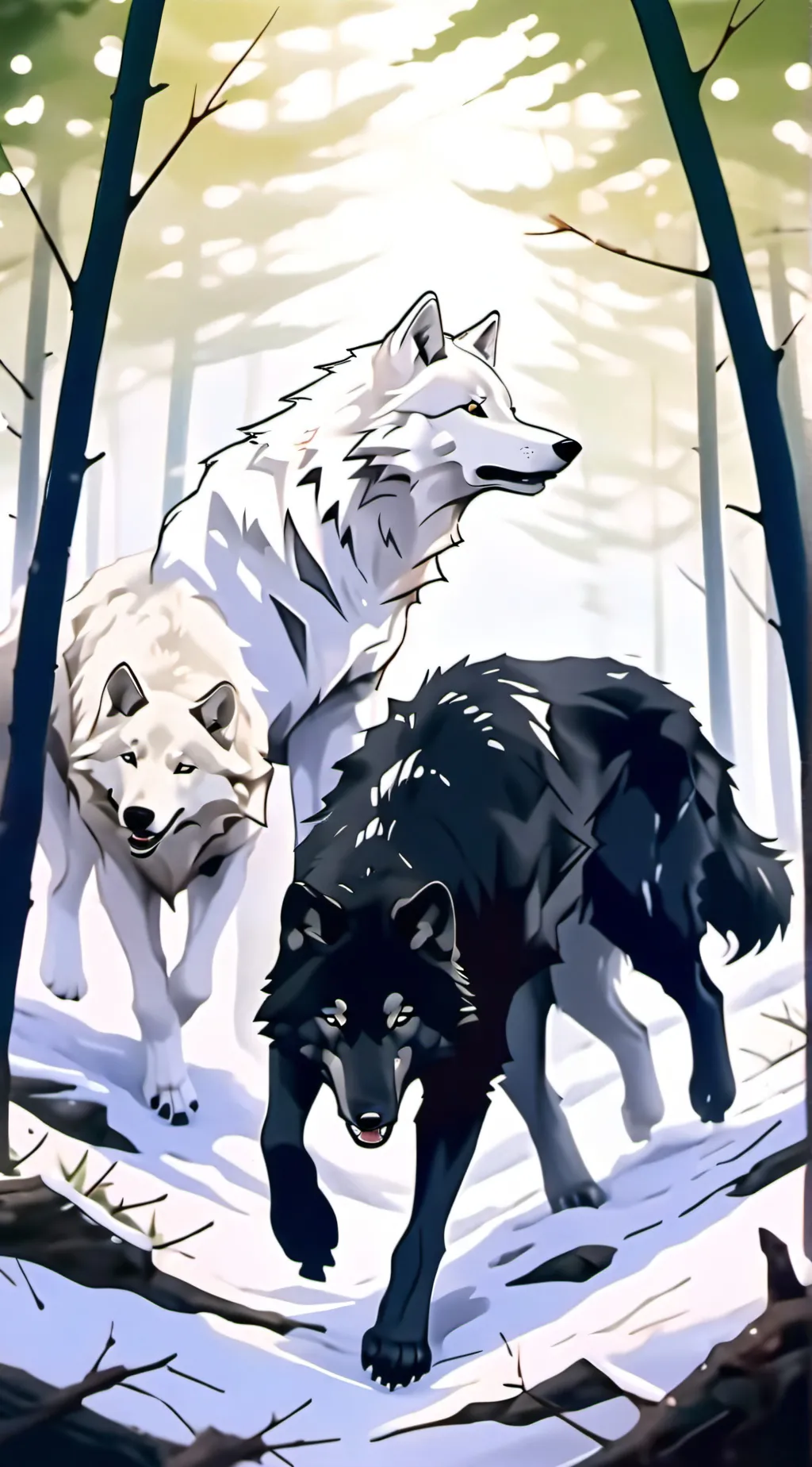 ai character: Wolf life background