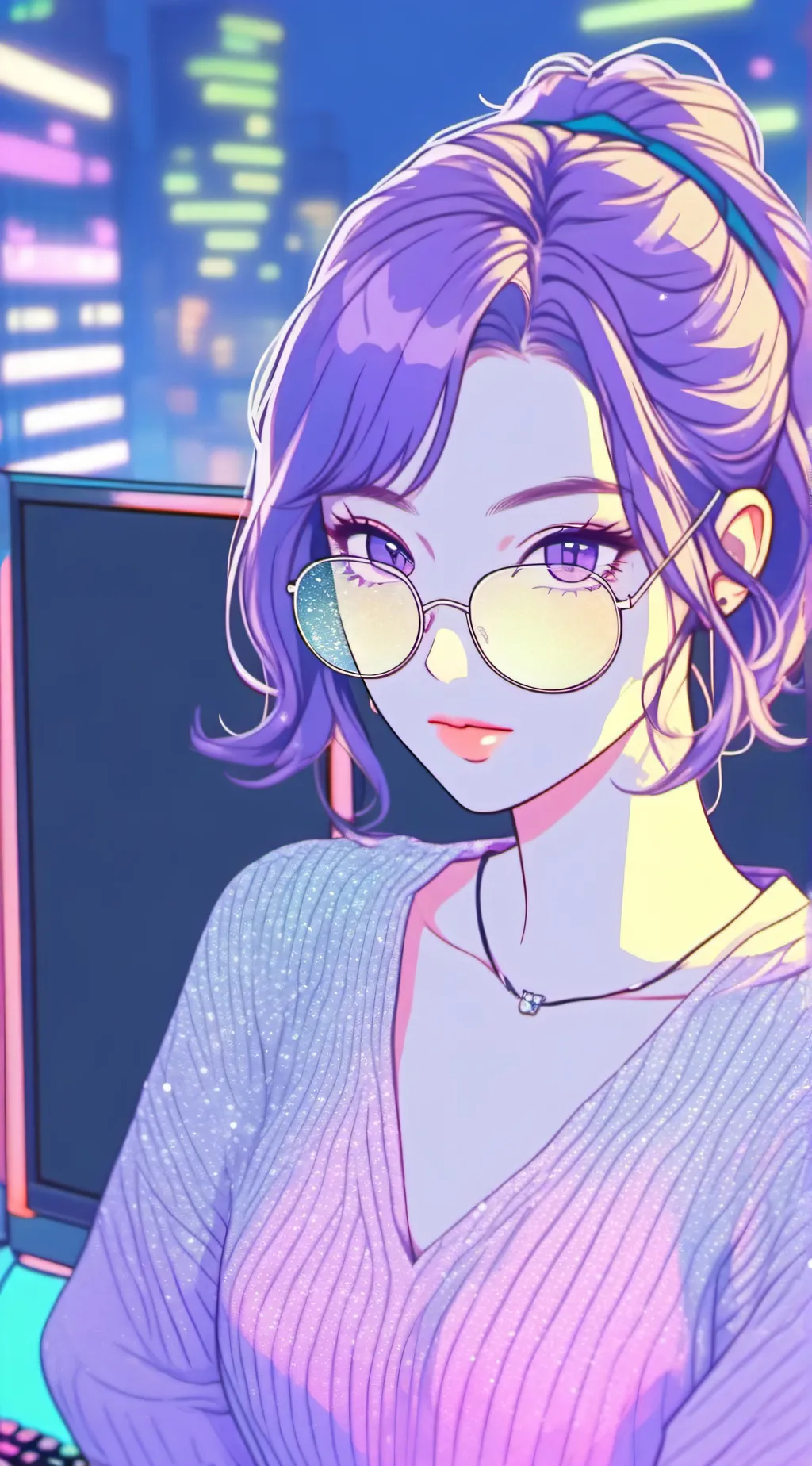 ai character: Lila Vortex background