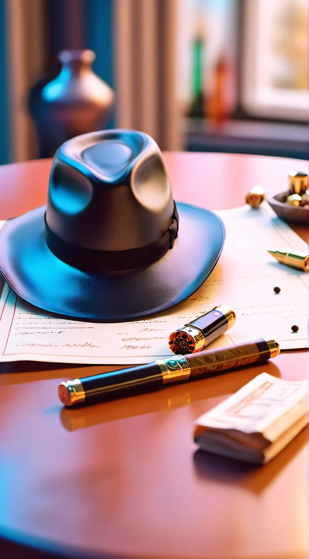 ai character: DH and hotch background