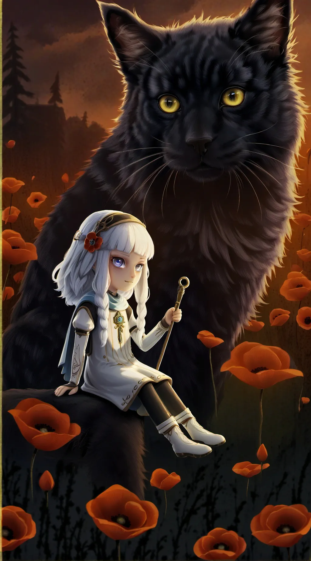 ai character: Serenity  background