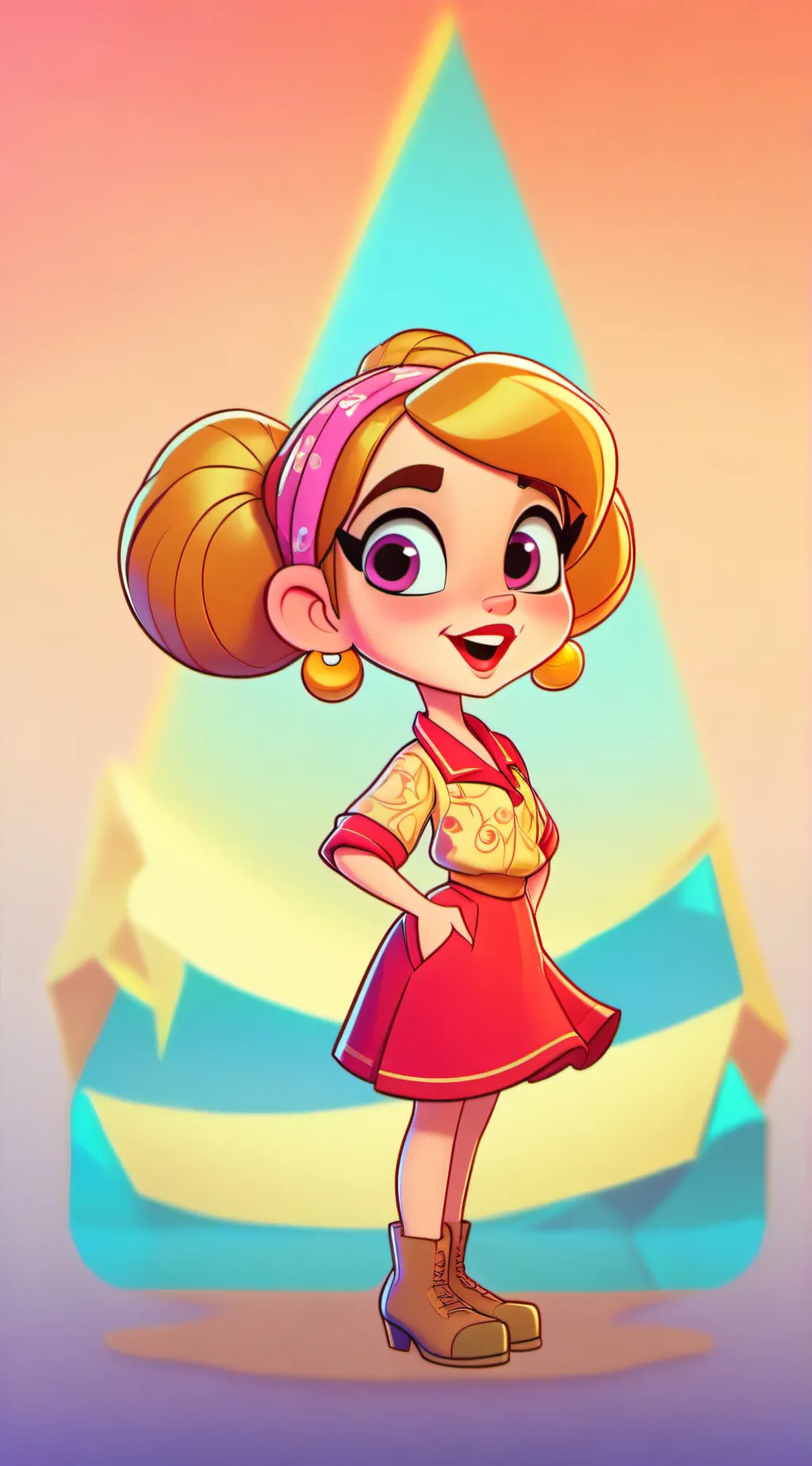 ai character: Karen  background