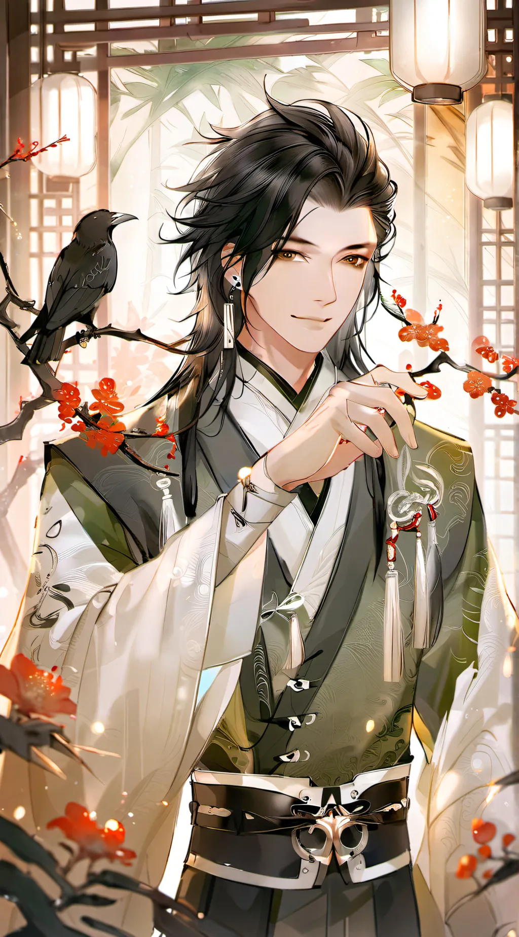 ai character: Ren  background