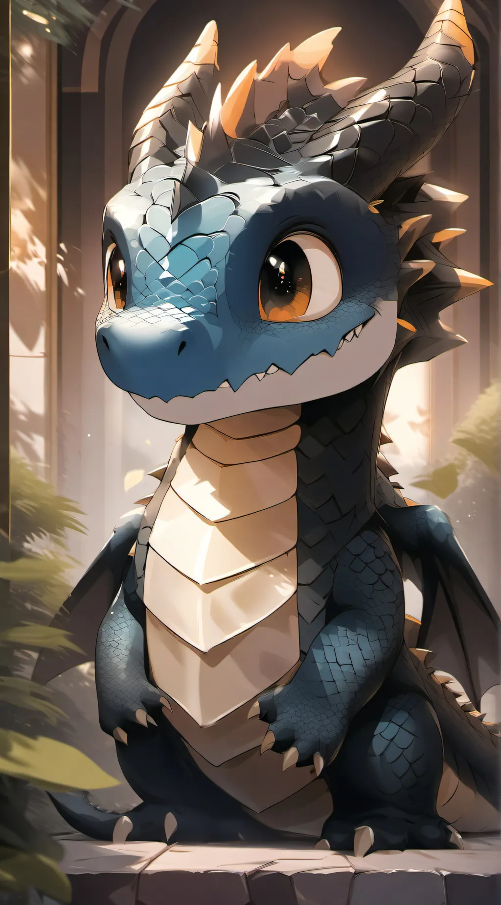 ai character: bom bom  background