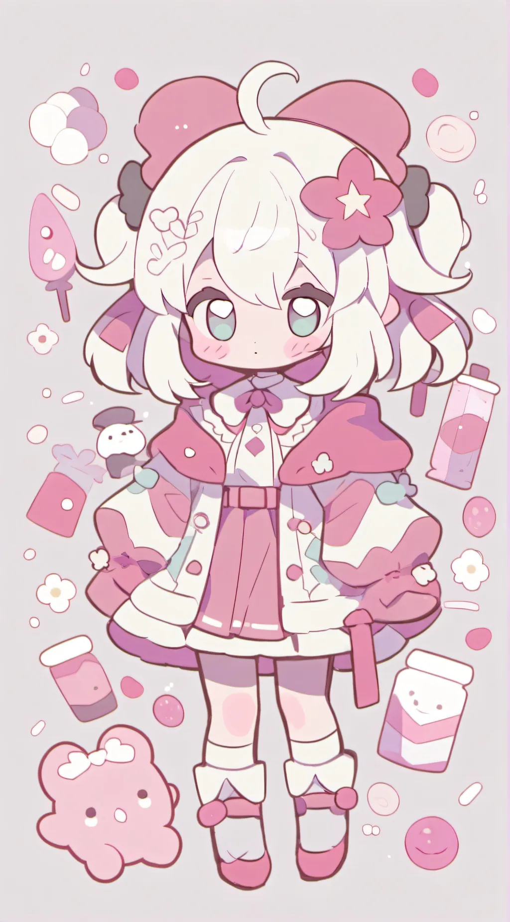 ai character: DANDYS WORLD background