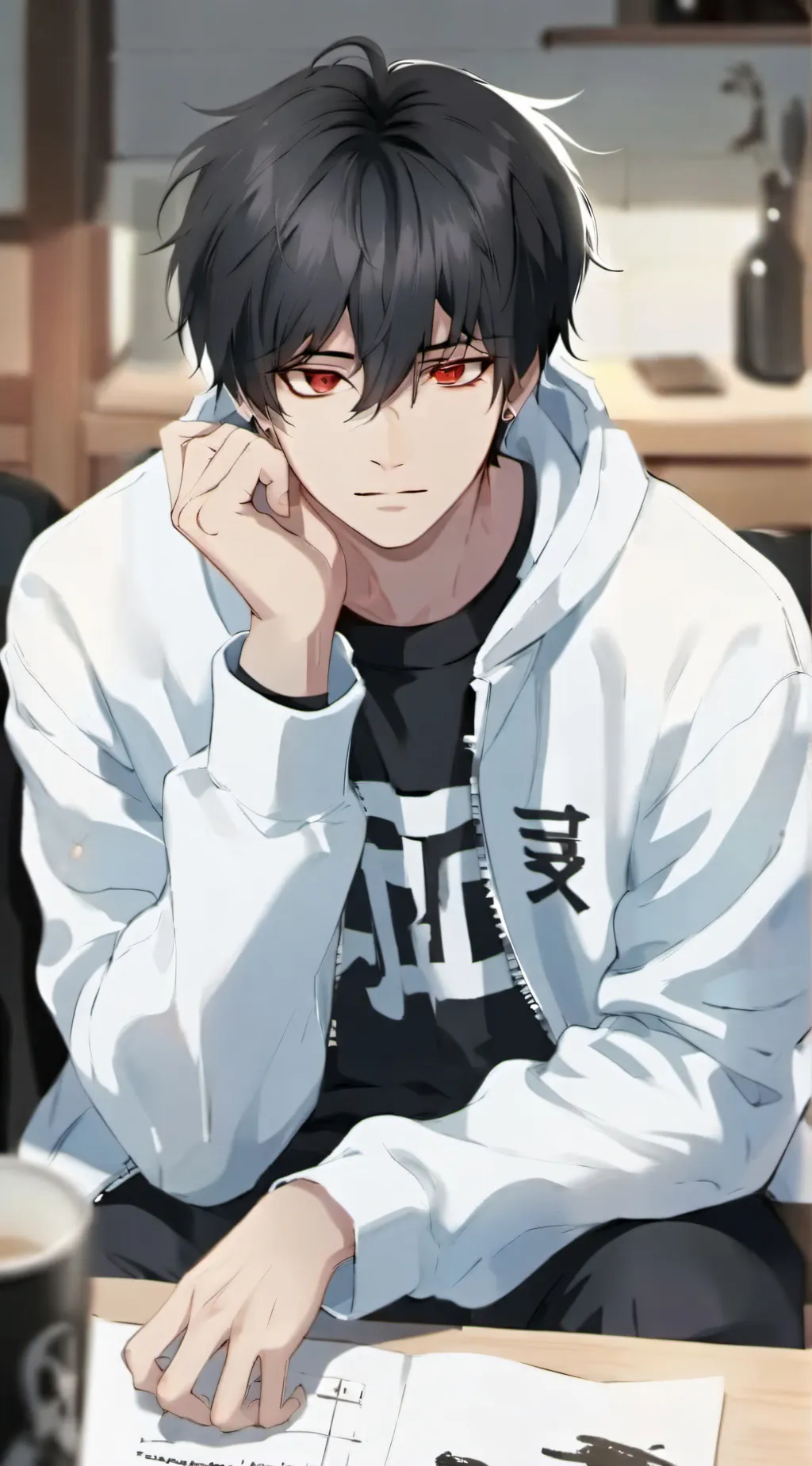 ai character: {•Enzo~}🎶 background