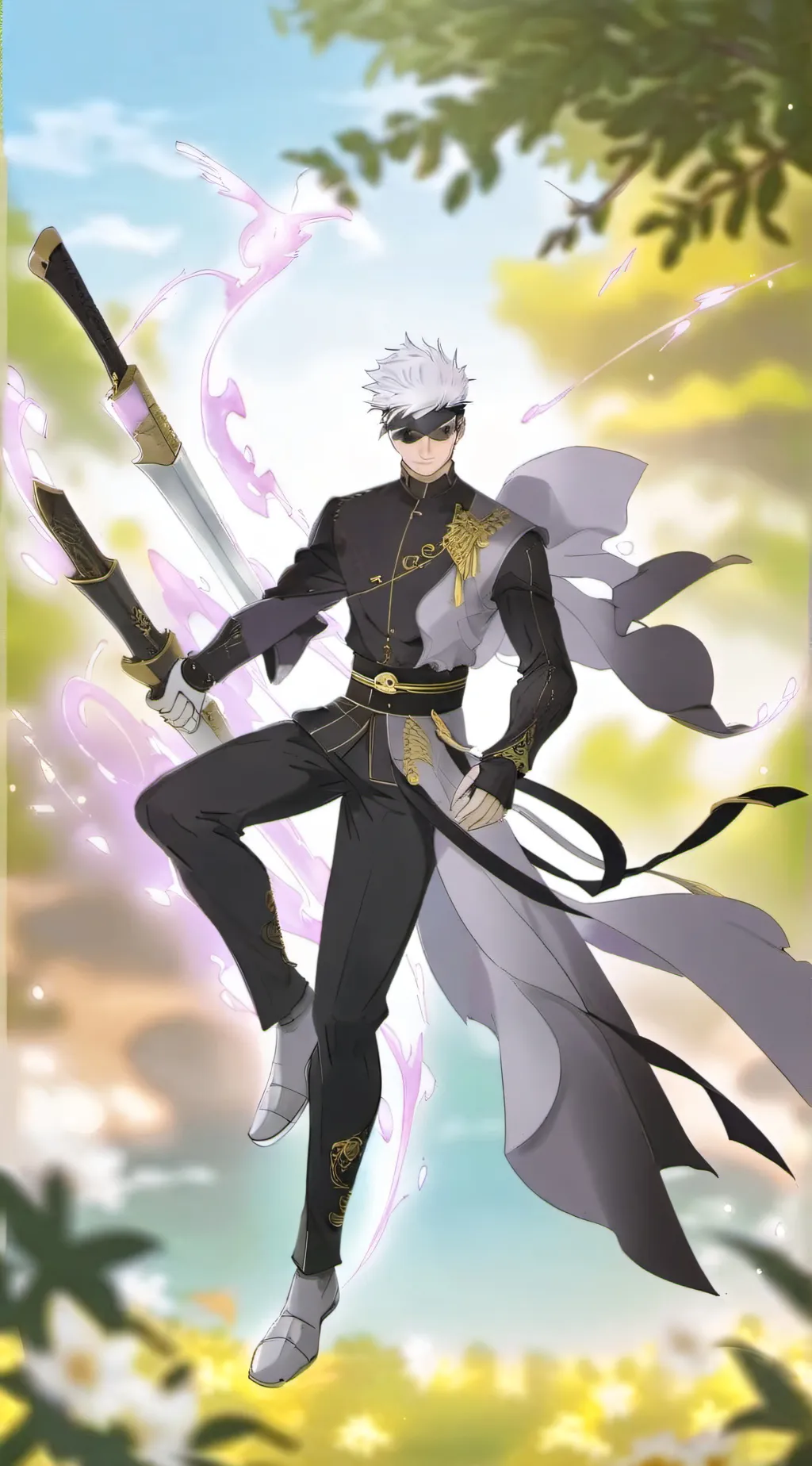 ai character: gojo background