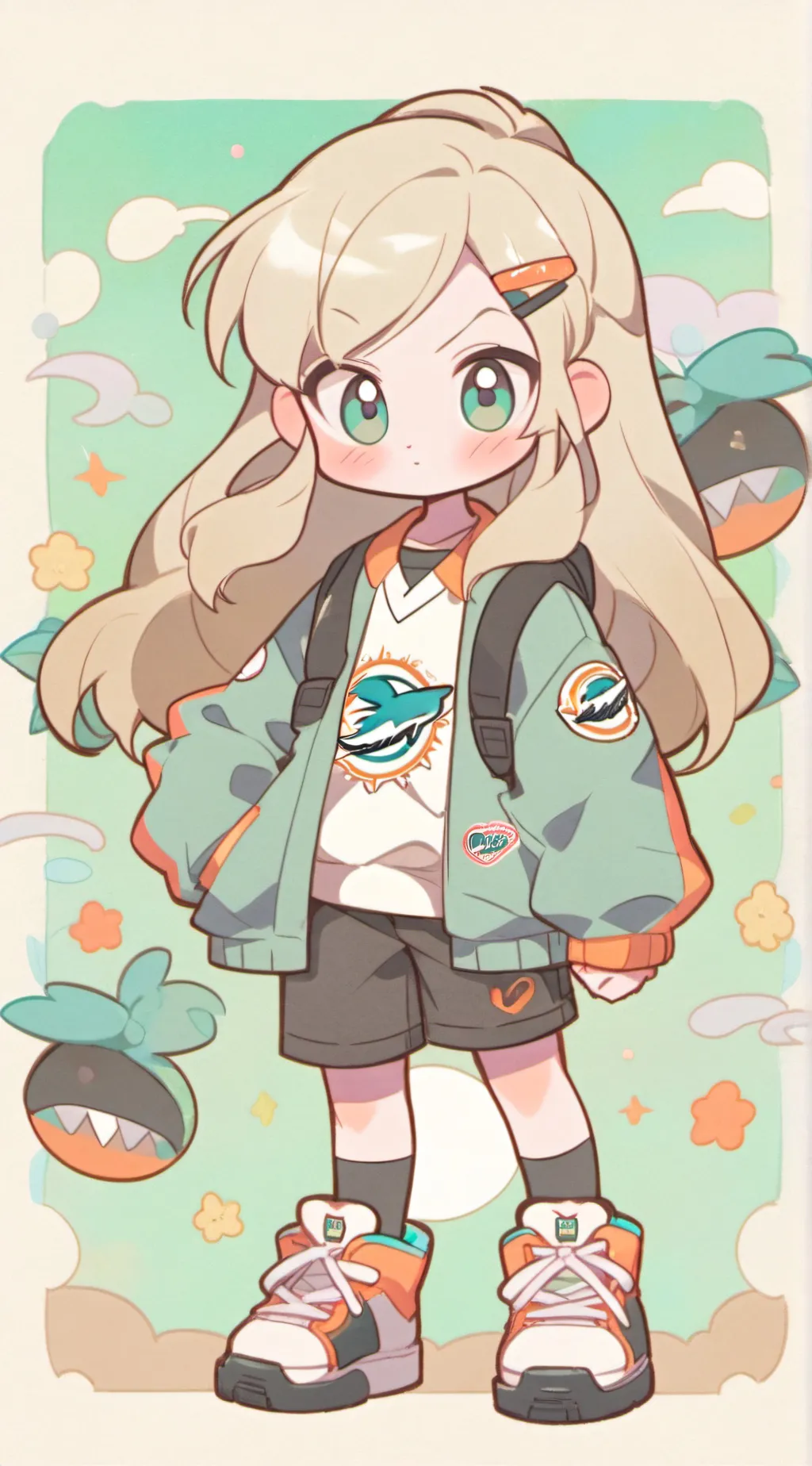 ai character: Lanki High background