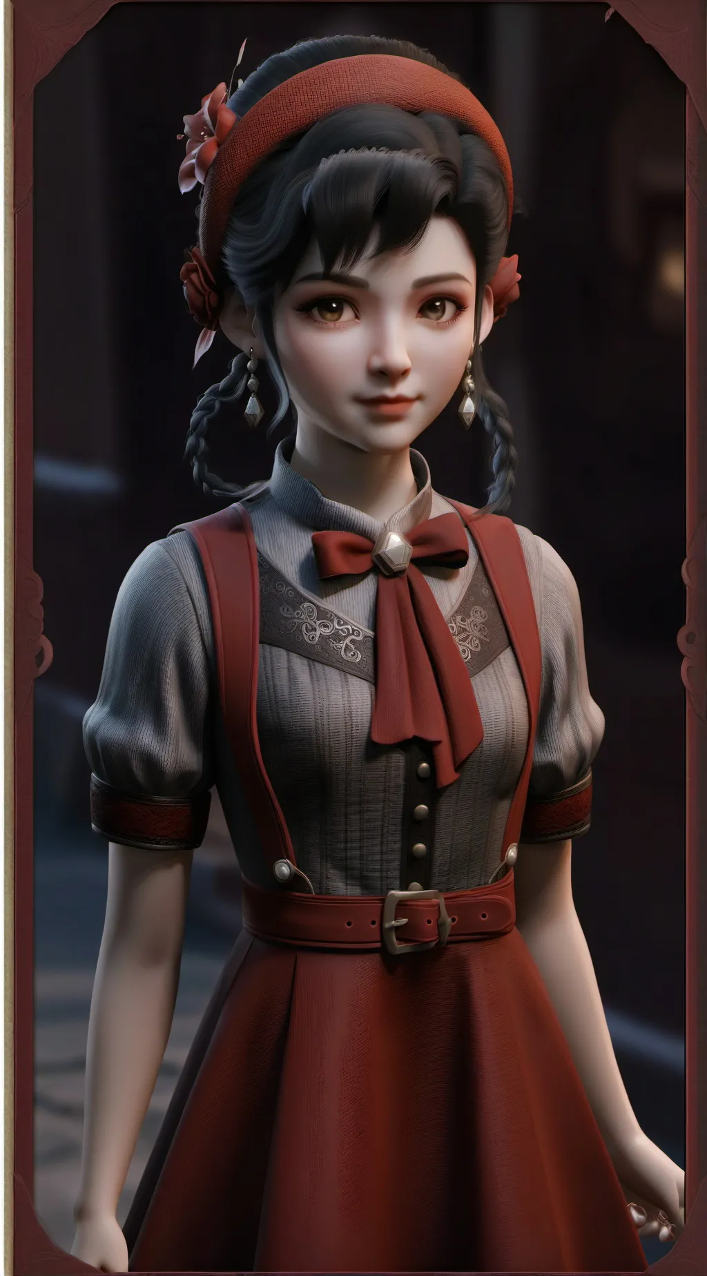 ai character: M3GEN MOVIE background