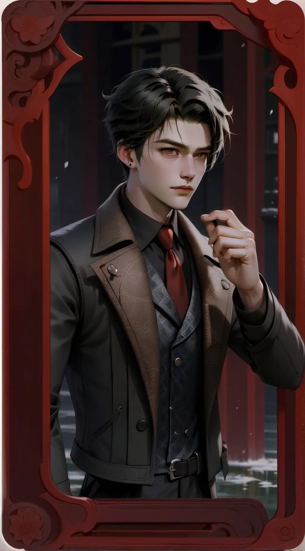 ai character: Zander background