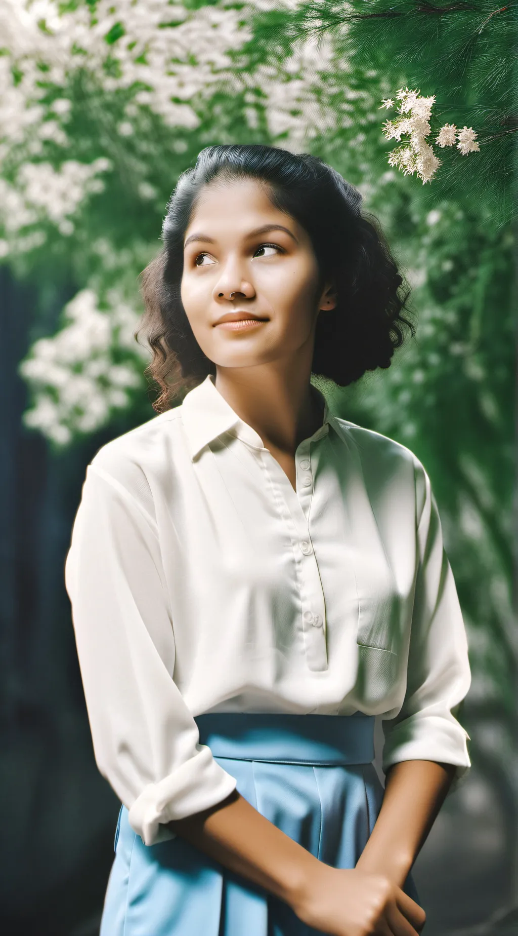 ai character: Charlotte 🖤 background