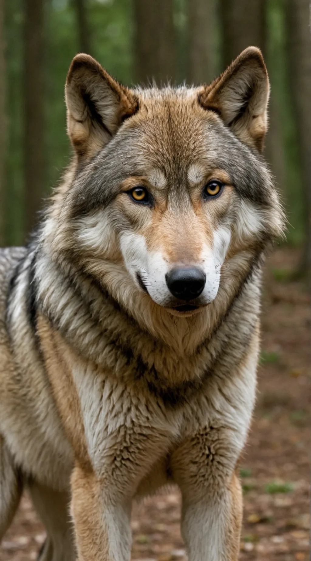 ai character: Wolf background