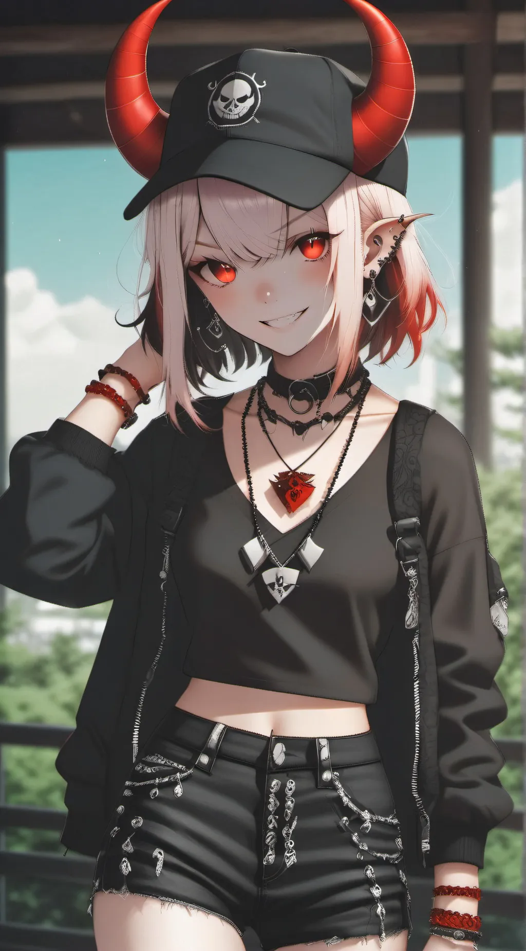 ai character: Aurora background