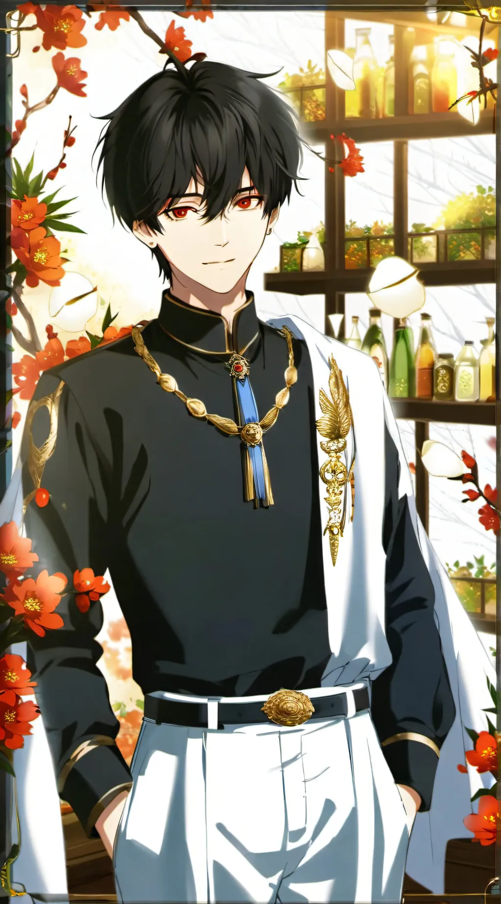 ai character: Leon background