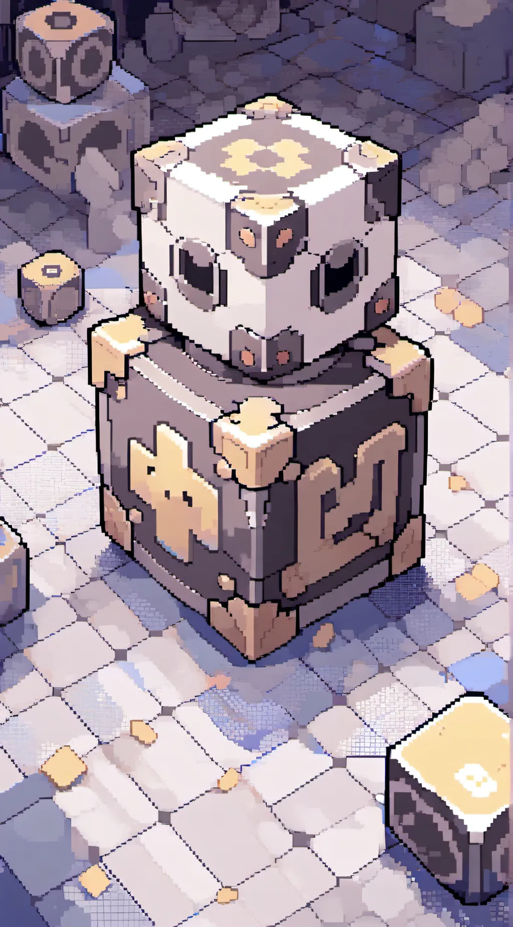 ai character: Geometry dash background